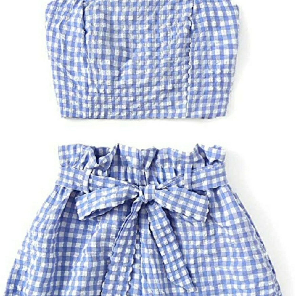 2 piece Romper (Crop & shorts set)